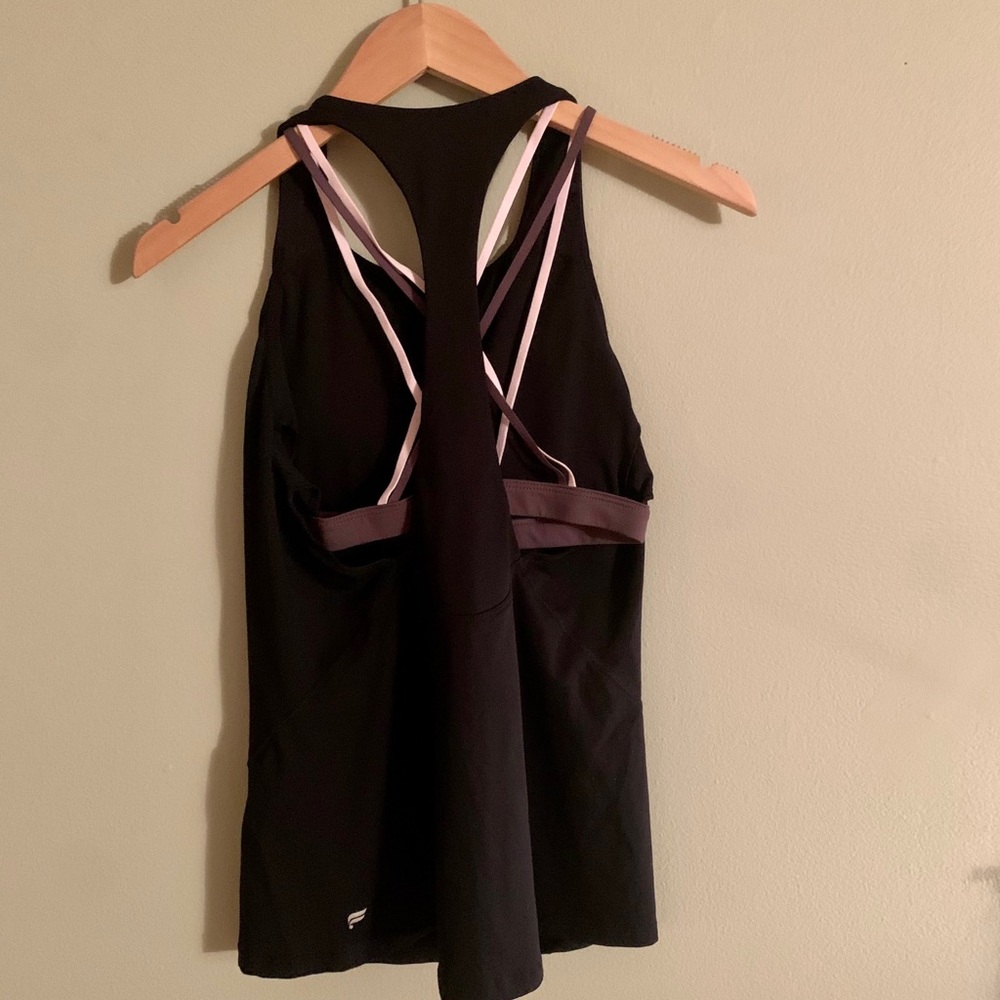 Tank top with built in sports bra